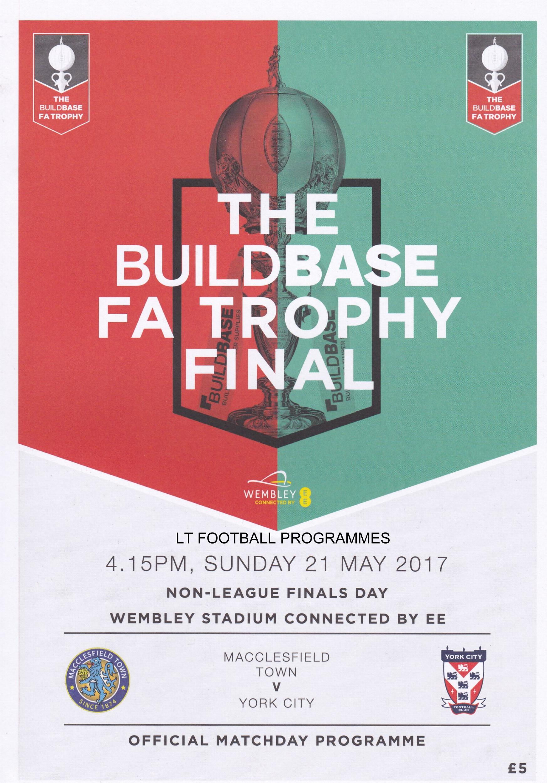 2017 FA VASE & FA TROPHY FINALS (Joint Programme)
